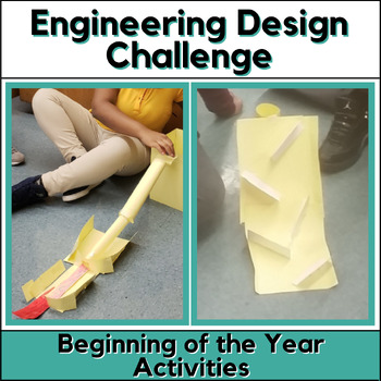 Preview of Beginning of the Year Activities -  Marble Slide Engineer Challenge