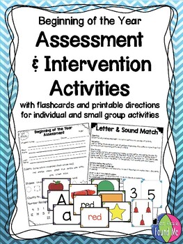 Preview of Beginning of the Year Assessment & Intervention Activities