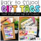Beginning of the Year | Back to School | Gift Tags for Students