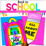 Beginning of the Year Back to School Activities Mega Unit