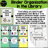 Binder Organization For The Library (colored chevron pattern)