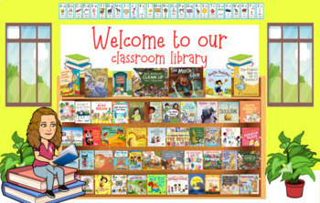 Preview of Beginning of the Year Classroom Library Google Slides