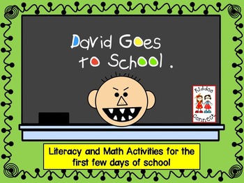 Preview of Beginning of the Year - David Goes to School - Revisited and Revised