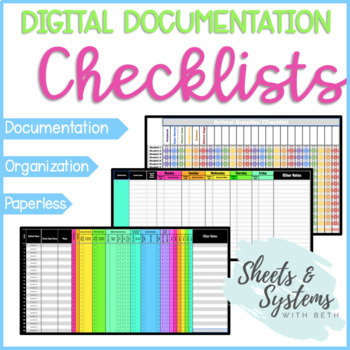 Preview of Beginning of the Year Digital Teacher Checklists & Parent Contact Log {Set 2}
