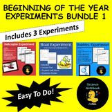 Beginning of the Year Experiments Bundle #1