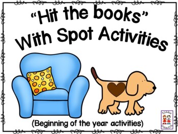Preview of Beginning of the Year:  "Hit the Books" with Spot Activities