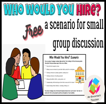 Preview of A Game for Small Group Discussions: Who Would You Hire? (a scenario)