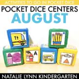 Beginning of the Year Pocket Dice Centers | Kindergarten M