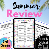 Summer Packet NO PREP End of the Year Review (3rd Grade) D
