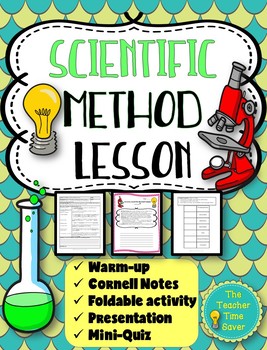 Preview of Scientific Method Notes Slides Activity Lesson- Scientific Investigation Unit