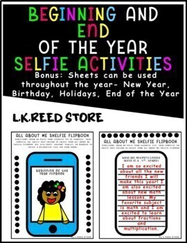 Preview of Beginning of the Year Selfie (Google Slides and PDF version )