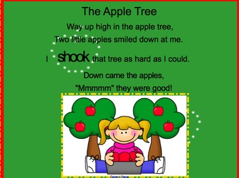 Beginning of the Year Songs and Poems for SMARTboard | TPT