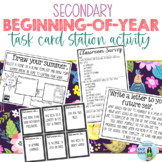 Back to School Station Task Card (Get-to-Know-You) Activit