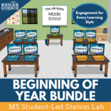 Beginning of the Year Student-Led Station Labs Bundle