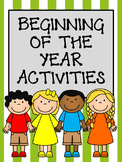 Kindergarten Beginning Of The Year Activities 1st Grade Fi