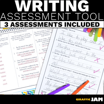 Preview of End of the Year Writing Assessment for Written Expression IEP Goals