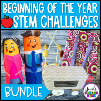 Preview of First Week of School and Beginning of the Year STEM Activities & Challenges