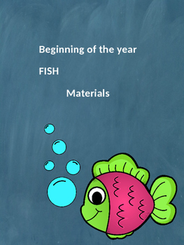 Preview of Beginning of the year FISH materials