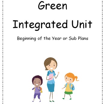 Preview of Beginning of the year Get to know you, Sub plan ESL ELL CCSS SEL NGSS "Green"