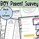 Beginning of the year Parent Survey