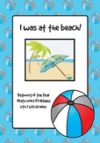 Beginning of the year math activities: I was at the beach!