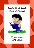 Beginning of the year math activities: Fred's First Week B