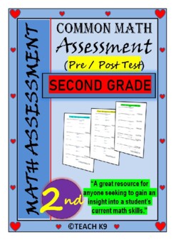 Preview of Beginning of the year math assessment 2nd grade - Grade 2