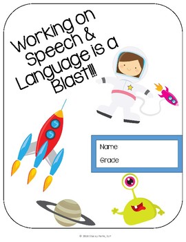 Beginning of the year - speech therapy - space theme