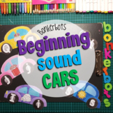 Beginning sound puzzles (Car alphabet match up)
