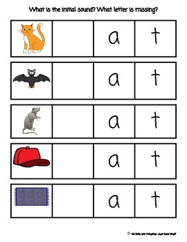 beginning sounds cvc words add the missing first letter