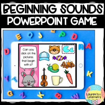 Preview of Beginning sounds activities Game 