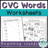 Beginning sounds worksheets