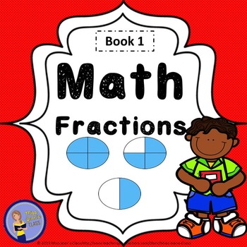 Preview of Beginning to Learn About Fractions - Student Math Practice Book 1