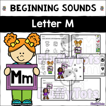 Beginning Sounds Letter of The Week : Letter M by Fluffy Tots | TpT