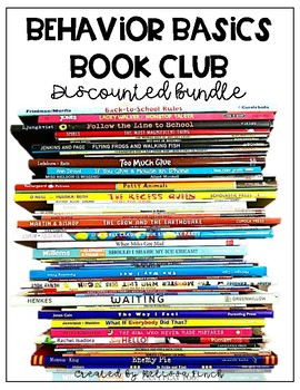 Preview of Behavior Basics Book Club- Social Emotional Picture Book List
