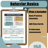 Behavior Basics (Classroom Management, ABC Data, Preferenc