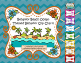 Behavior Beach Ocean Themed Clip Chart, Editable Behavior 