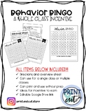Behavior Bingo: A Whole Class Incentive