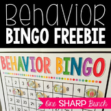 Behavior Bingo FREEBIE {Classroom Management}