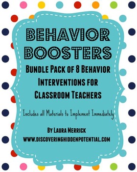 Preview of Behavior Boosters with 8 Classroom Interventions