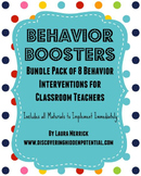 Behavior Boosters with 8 Classroom Interventions