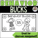 Behavior Bucks - Classroom Money Rewards System/Incentives
