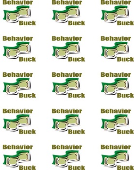Preview of Behavior Bucks Student Rewards/Incentive Program