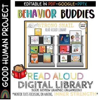 Preview of Behavior Buddies: INNER STRENGTH LIBRARY | Digital Read Aloud Mentor Texts