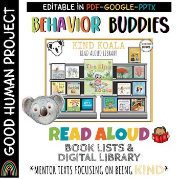 Preview of Behavior Buddies: KINDNESS LIBRARY | Digital Read Aloud Mentor Texts