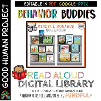 Preview of Behavior Buddies: MINDFULNESS LIBRARY | Digital Read Aloud Mentor Texts