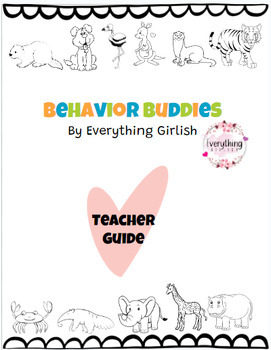 Preview of Behavior Buddies Teacher Guide