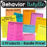 Behavior Bundle: Behavior Management, Behavior Interventio