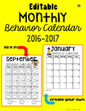 Behavior Calendar