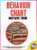 Behavior Calendar and Clip Chart:  I Mustache You About Yo